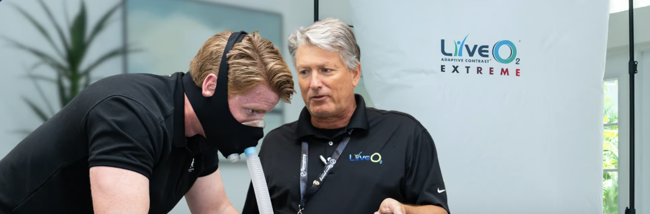 LiveO2 training session