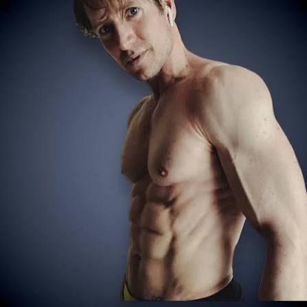 Stephen McCain, two-time Olympic gymnast, photographed in his mid-40s